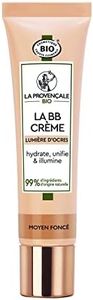 La Provençale Bio - La BB Crème Lumière d'Ocres Certifiée Bio - Crème Teintée Hydratante - Huile d'Olive Bio AOP Provence - Pour Tous Types de Peaux - Teinte : Moyen Foncé - 30 ml