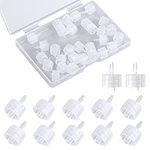 30pcs Syringe Adapter, Clear Male Luer Lock 1/16" Luer Lock Connector Kit to Syringe Coupler Adapter (1.6mm)