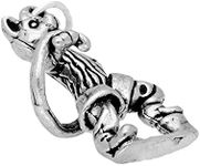 jewellerybox Sterling Silver Puss i