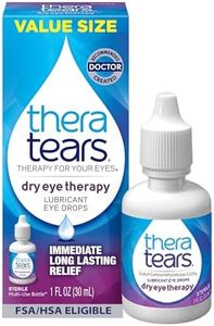 TheraTears Dry Eye Therapy Eye Drops for Dry Eyes, 1.0 Fl Oz