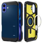 Spigen Case for iPhone 16 Plus Case, Tough Armor (AI) MagFit Designed for Apple iPhone 16 Plus - Navy Blue