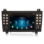 Erisin 8-Core 4GB RAM 64GB ROM Android 12 Car Stereo Bluetooth with Sat Nav CD Player for Mercedes-Benz SLK Class R171 SLK200 SLK280 Support CarPlay Android Auto DSP DAB+ GPS WIFI 4G SWC OBD2 DVR USB