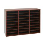Really Good Stuff Classroom Mail Center - 27 Slots (Mahogany)