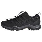 adidas Men's Terrex Swift R2 Gore-TEX Hiking Shoes Sneaker, Core Black/Core Black/Grey Five, 9 UK