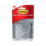 Command Cord Clips Value Pack, 17017CLR8OFEF, Clear, 8 Clips, 10 Strips