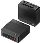 BOSGAME P3 Pro Mini Gaming PC Ryzen 9 7940HS (up to 5.0GHz), 16GB DDR5 1TB PCIe 4.0 SSD Mini Computers, Triple Screen Display, HDMI2.0/DP/USB-C, Wi-Fi 6E, BT5.2, Dual LAN Mini Desktop