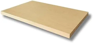 Maple Color Melamine Cabinet Replacement Shelves - 3/4'' Thick - Cabinet Shelf Custom Size Shelf - Melamine Shelves Cut to Order 34