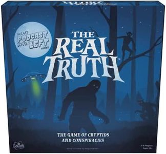 Goliath Games The Real Truth, Blue Dark | Euro-Style Strategy Game, Based on Hit Podcast The Last Podcast on The Left, 2-5 Players | for Kids Age 14 Years & Above