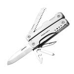 ROXON S803 Flash Multitool Pliers Survival Tool Multi Tool with Flint Rod, Outdoor Essential (5Cr15MoV Steel Blade)