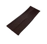 WESTEND CHOICE 9cm Wide Headbands Soft Head Band Plain Stretchy Unisex Kylie headband Bandeau Headbands for Women & Men Gym Yoga Hair Band (Dark brown)