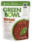 Green Bowl Ready to Eat Meal, Plant Based, Fibrepot Steamed French Lentils with Carrot and Barley, Microwave Friendly 250g