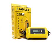 STANLEY 12V Battery charger 8A - UK plug (SXAE00025)