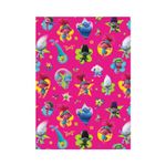 Trolls 4 Metres Wrapping Paper, Gift Wrap Roll 4metres x 70cm Opened. Trolls Officially Licensed Product, Responsibly Sourced, FSC Multi-Colour