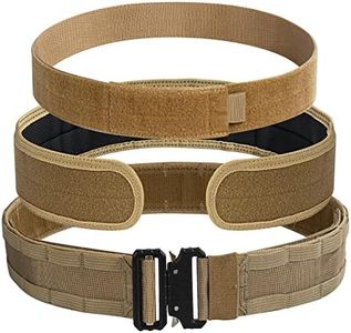 AIKATE Tactical Molle Belt, Molle Gun Belt, Battle Belt, War Belts, Quick Release Rigger Combat Belt 1.75 Inch Inner and 2.25 Inch Inner & 2.0 Inch Outer Tactical Heavy Duty Belt