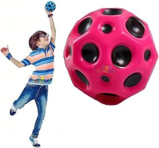 Toy Imagine� Moon Ball Pack of 1 High Bounce Rubber Ball for Outdoor Fun, Assorted.