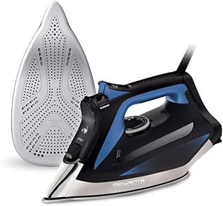 Rowenta Pro Master X-cel Steam Iron for Clothes, 1775W, Stainless Steel Soleplate, 200 g/min Steam Boost, Precision Tip, Auto-Off (Renewed)