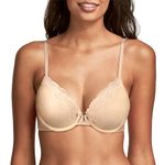 Maidenform Women's Devotion Bra, Latte Lift/Black, 36D