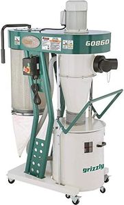 Grizzly Industrial G0860-1-1/2 HP Portable Cyclone Dust Collector