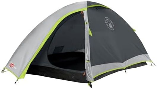 Coleman Polyester Darwin 2 Person Camping Dome Tent, 5-10 Minutes Easy Setup | Full Fly Waterproof Sheet | Suitable for All Season,Green