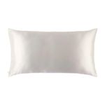 Slip Silk King Pillowcase, White (20" x 36") - 100% Pure 22 Momme Mulberry Silk Pillowcase - Anti-Aging, Anti-BedHead, Anti-Sleep Crease