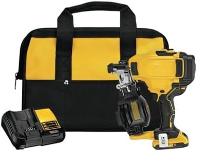 Power Tools For DEWALT DCN45RND1R 20V MAX BL Coil Roofing Nailer Kit (2Ah) Certified Refurbished Mod-C26PO-17446