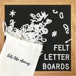 Felt Letter Board, 10x10in Changeab