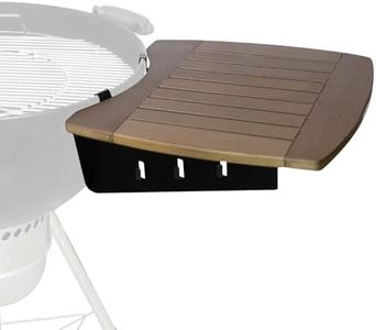 OLIGAI Grill Table for Weber Kettle Grill,Bamboo Charcoal Grill Table Shelf for 22 in Weber Mast Touch Grill,Upgrade Grill Side Table for 22" Weber Kettle Grill,Weber Master Touch Grill Accessories