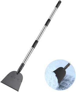 Snow Shovel, Ice Scraper Tool for Driveway,Floor Scraper Long Handle Heavy Duty for Cleaning Weed Removal Tool for Road Outdoor Garden