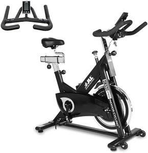 JLL IC350 PRO Indoor Bike, Direct Belt Driven Exercise Bike For Home, Cycling Machine With Advanced Flywheel, 12 Months Domestic Warranty