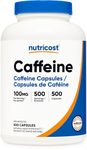 Nutricost Caffeine Capsules (100mg) 500 Count