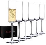 BACLIFE Crystal Champagne Flutes Se