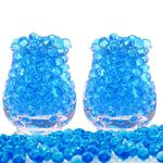 60,000 pcs Water Gel Beads Non Toxic for Vase,Water Beads Kit,Water Gel Beads for Vases,Beads Growing Balls,Water Beads Pack for Vase Filler, Plant, Wedding and Home Vase Decoration(Blue)