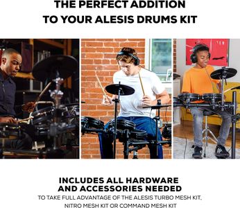 Alesis Turbo Mesh Electronic Drum Kit – 7-Piece Digital Set