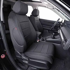 EKR CRV Seat Covers Custom Fit for Honda CRV 2015 2016 Full Set Car Seat Cover for SUV,Black Truck Seat Protectors,Neoprene (Black)
