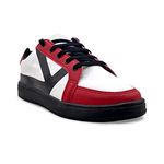 KazarMax XXIV Red White & Black Trainers/Sneakers Shoes for Girls/Women- 5 UK