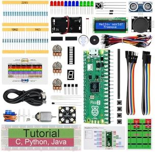 Freenove Super Starter Kit for Raspberry Pi Pico 2 (Included), Dual Arm Cortex-M33 and Dual Hazard3 RISC-V Microcontroller, 588-Page Detailed Tutorial, 177 Items, 94 Projects, Python C Java Code