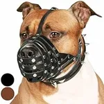 CollarDirect Pitbull Dog Muzzle Lea