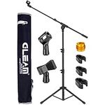 GLEAM Microphone Stand - Tripod Boom Mic Stand with Carrying Bag (Tripod)