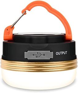 flintronic Camping Lantern, Camping Light USB Rechargeable Glare LED Tent Light with Magnetic Base, Waterproof Portable Outdoor Tent Light, 3 Modes with SOS for Hiking Fishing Emergency Home