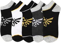 Bioworld The Legend Of Zelda Hylian Crest Women's 5-Pack Ankle Socks