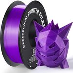 PLA Filament 1.75mm, GEEETECH New 3D Printing Filament PLA for 3D Printer and 3D Pen, 1kg 1 Spool (Purple)