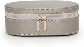 WOLF Heritage Oval Zip Case, Pewter