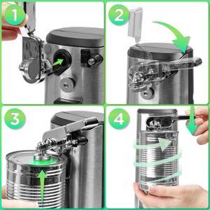 Duronic Electric Can Opener – Automatic Tin Opener, Stainless Steel
