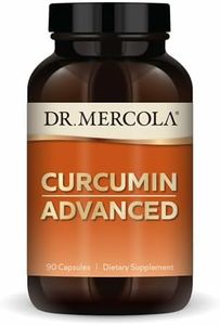 Dr. Mercola Curcumin Advanced, 90 Servings (90 Capsules), 500 mg Per Capsule, Dietary Supplement, Supports Vision Health and Mental Focus, Non-GMO