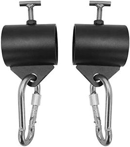 Luwint Olympic Chain Collars Barbell Clamps with Loops for Weightlifting Workout, Set of 2