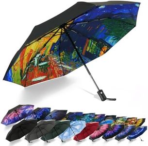 SY COMPACT Travel Umbrella Windproof Automatic Light Weight Sturdy Umbrellas-Factory Outlet Umbrella (Cafe)