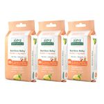 Aleva Naturals Bamboo Baby Pacifier and Toy Wipes - Natural and Organic Ingredients with Lemon Oil, Safely Cleans Bottles, Nipples, Cups, Extra Strong and Ultra Soft - Value Pack- 30ct x 3 (90 Wipes Total)