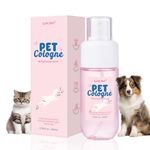 Dog Perfume Spray, Baby Powder Scent Cologne for Dogs and Cats, Long Lasting Deodoriser Spray, Smelly Pet Fur Conditioner, Non-Sticky Formula, Travel-Friendly, 100ml