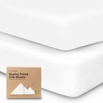 KeaBabies 2-Pack Organic Crib Sheet