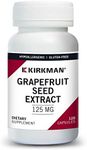 Grapefruit Seed Extract 125 mg Capsules - Hypoallergenic, 120 count